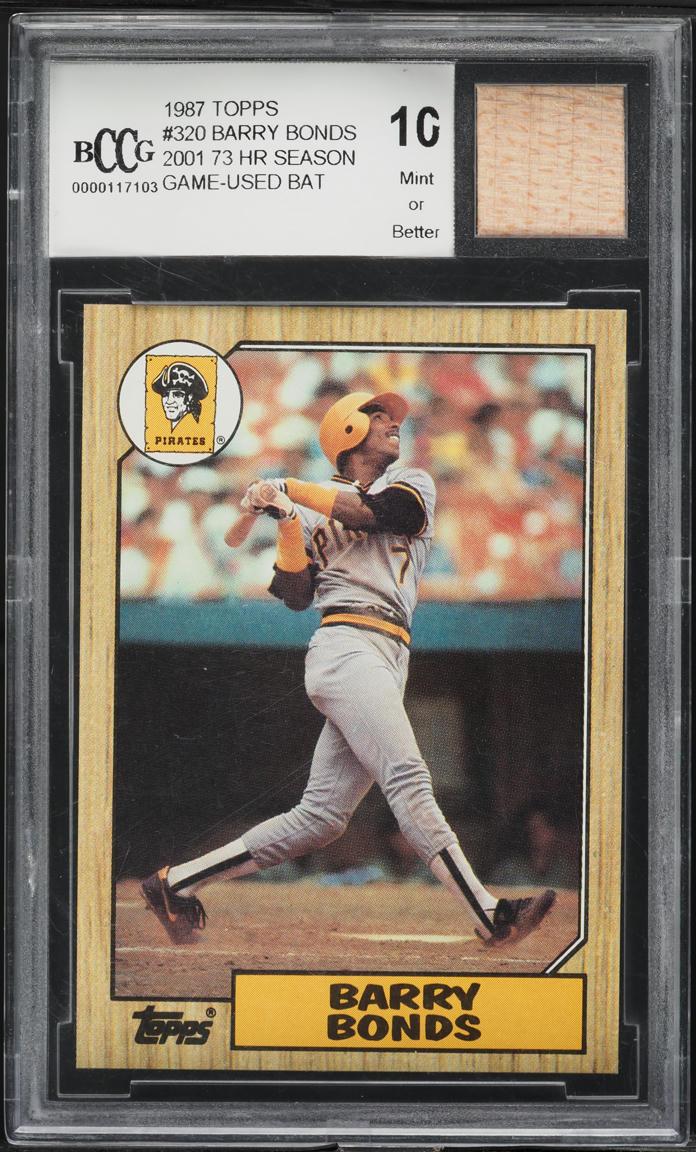 Bonds ROOKIE GAME-USED BAT