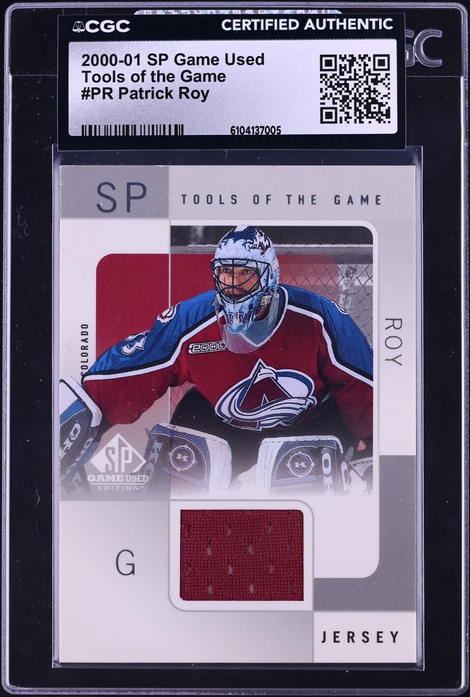 Used Tools of the Game Patrick Roy