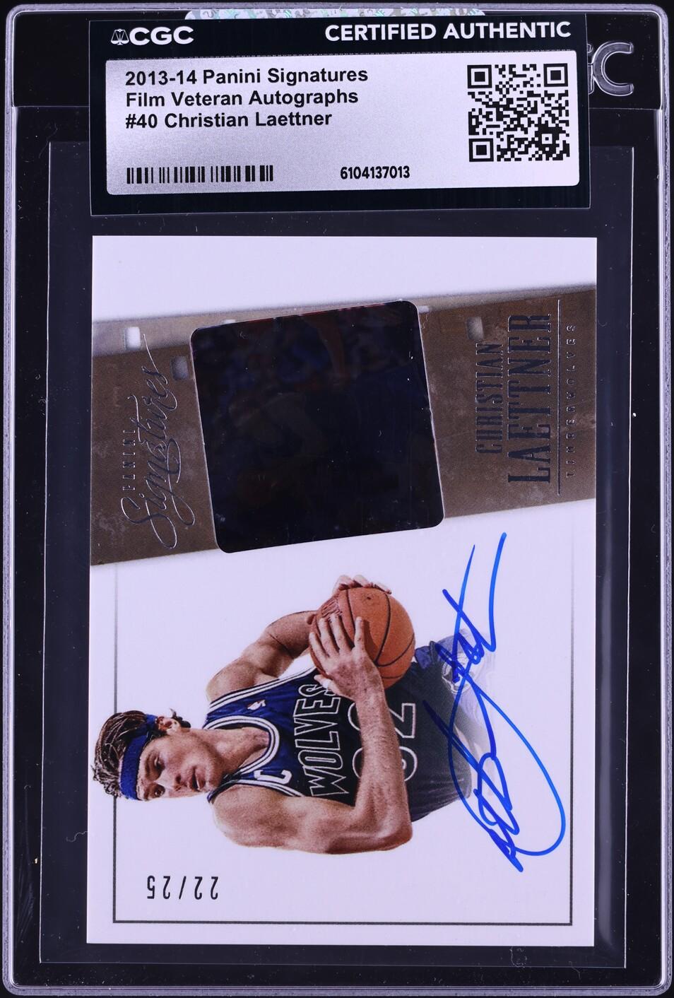 Film Veteran AUTO Christian Laettner