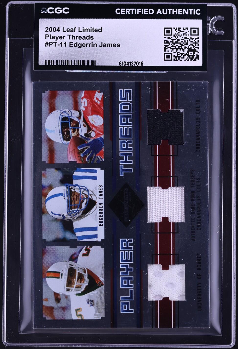 Player Threads Edgerrin James