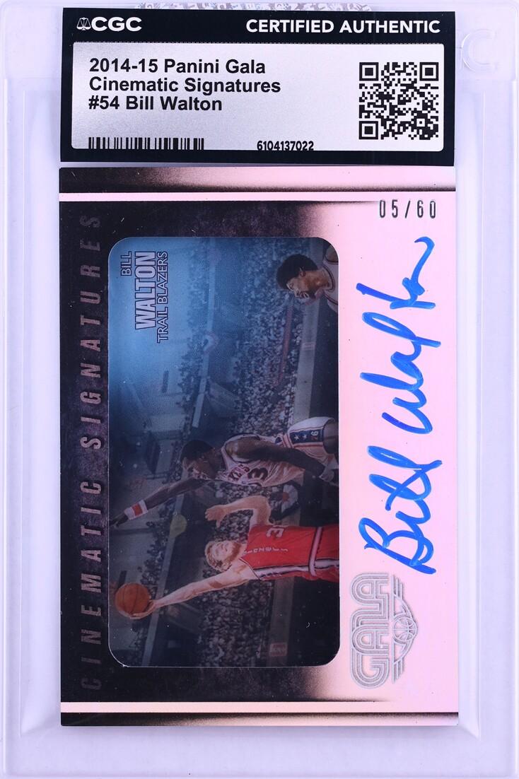 Cinematic Signatures Crimson Bill Walton AUTO /10