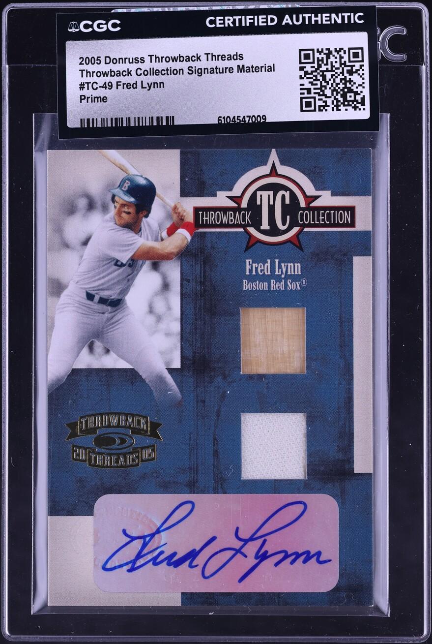 Threads Throwback Collection Signature Material Prime Fred Lynn