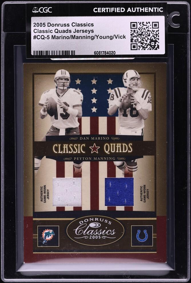 Quads Marino Manning Young Vick PATCH /25