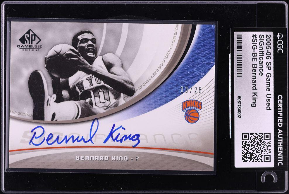 Significance Bernard King PATCH AUTO /25