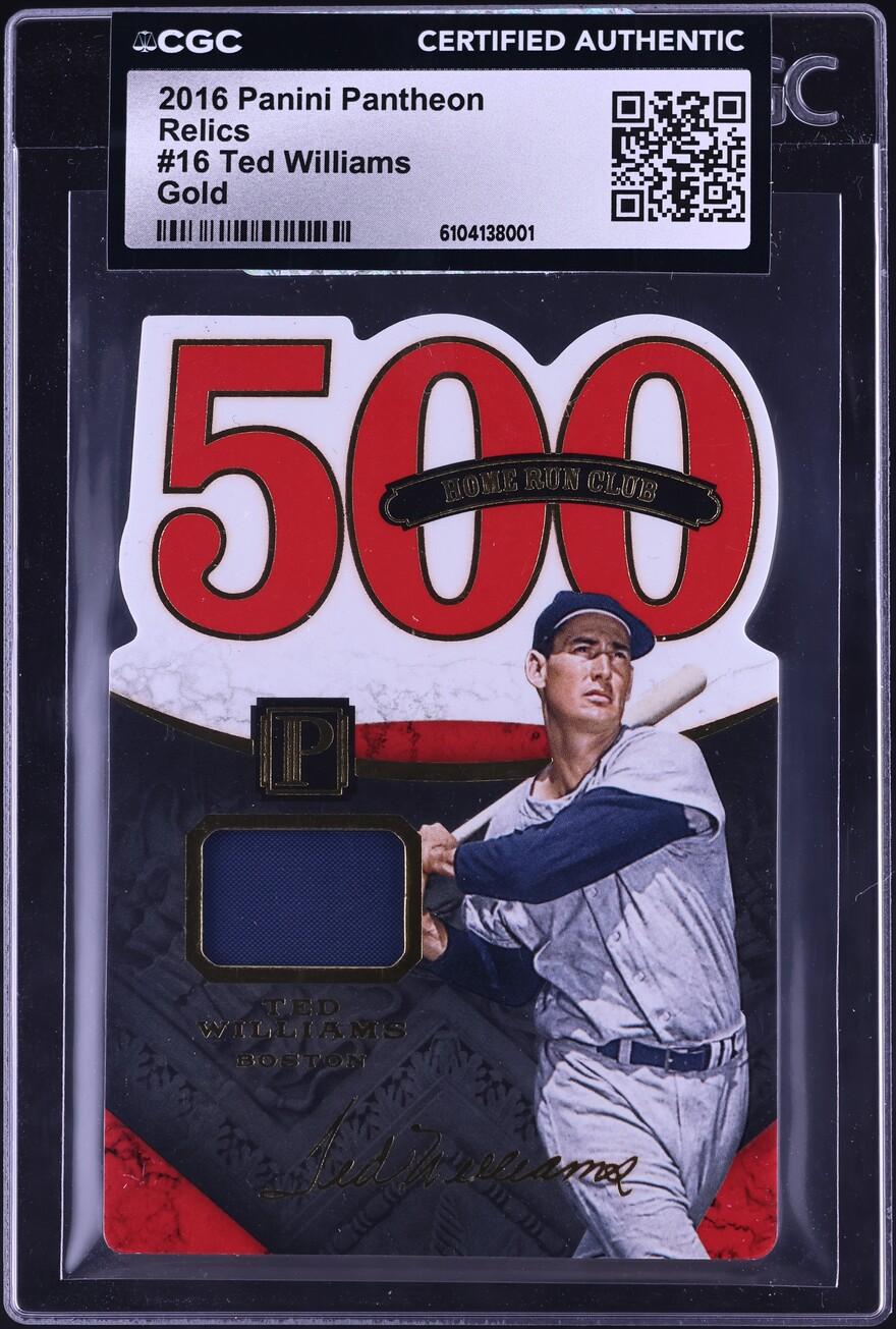 Relics Gold Ted Williams