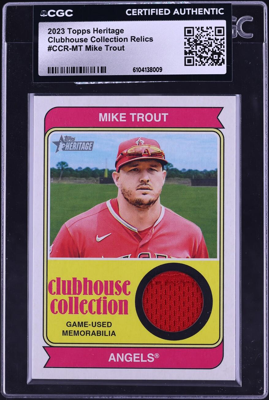 Clubhouse Collection Relics Mike Trout