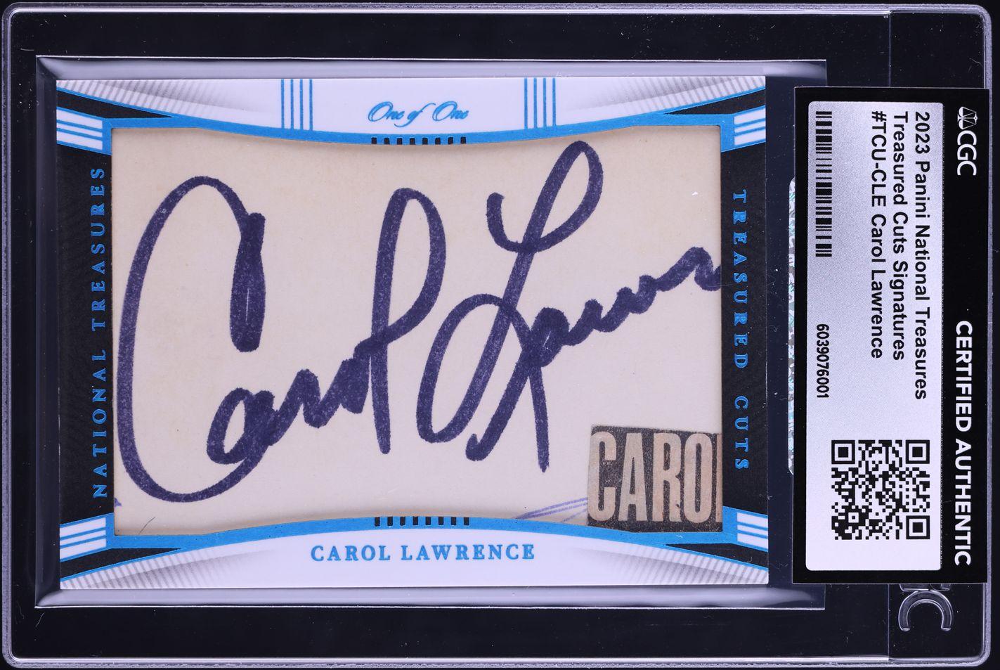 Treasured Cuts Carol Lawrence